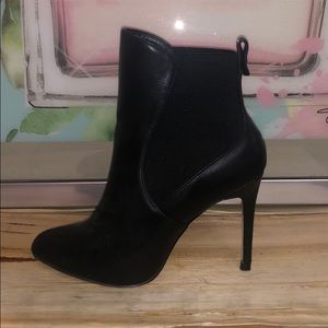Zara Black Leather Booties